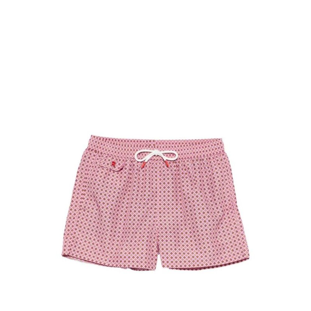 Kiton Men Geometric Print Swimsuit